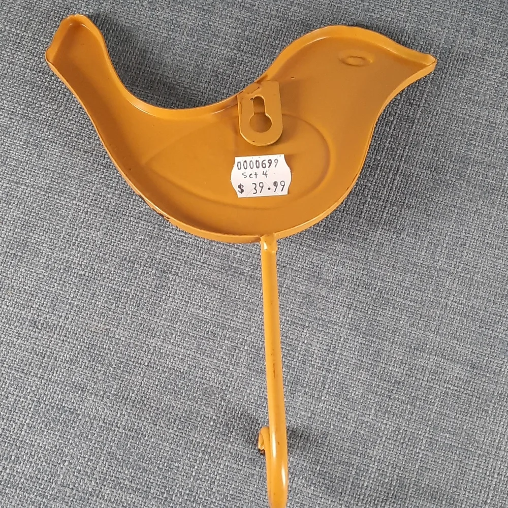 Wall Hooks Bird Birds Rustic Urban Farmhouse Home Coat Utility Laundry Room